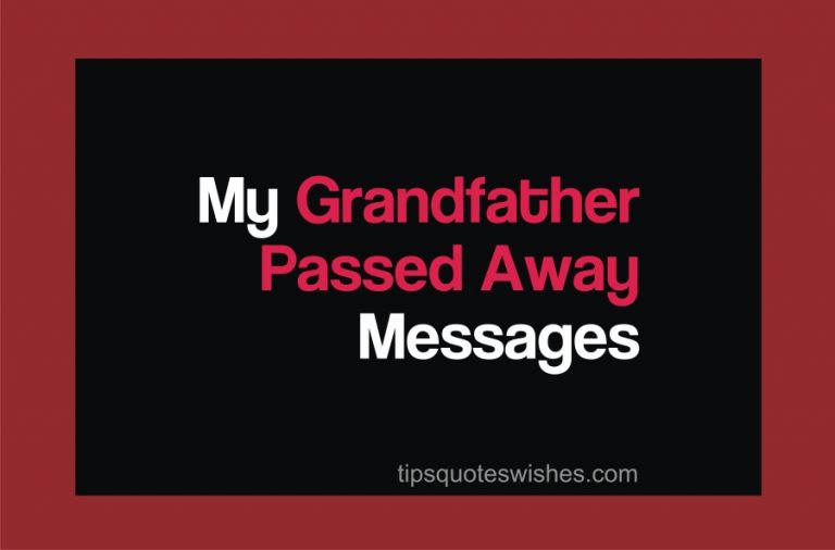 (2022) My Grandfather Passed Away Message, Emotional Quotes, and Status