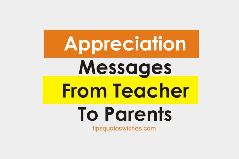 50 Samples Of Thoughtful Thank You Message From Teacher To Parents For Their Support