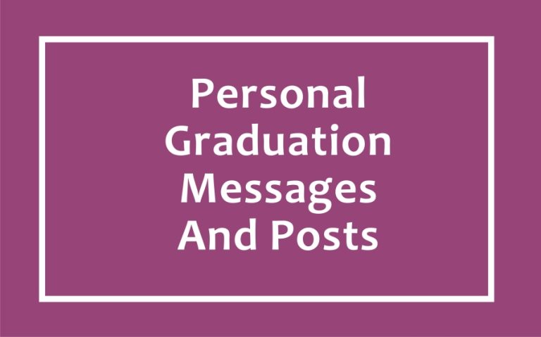 55 Heartfelt Graduation Personal Message Examples