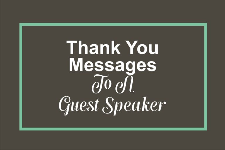 50 How To Say Thank You After A Speech