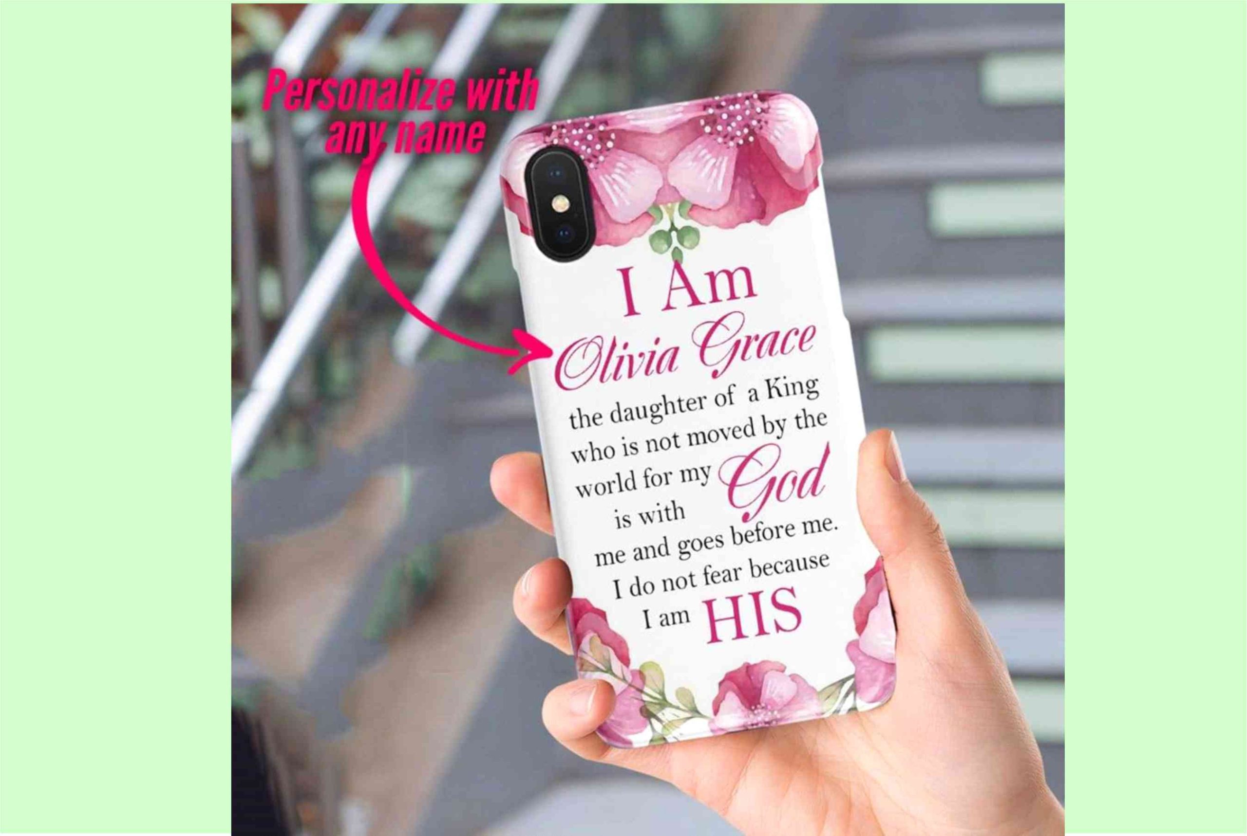 Daughter Of A King Custom Phone Case