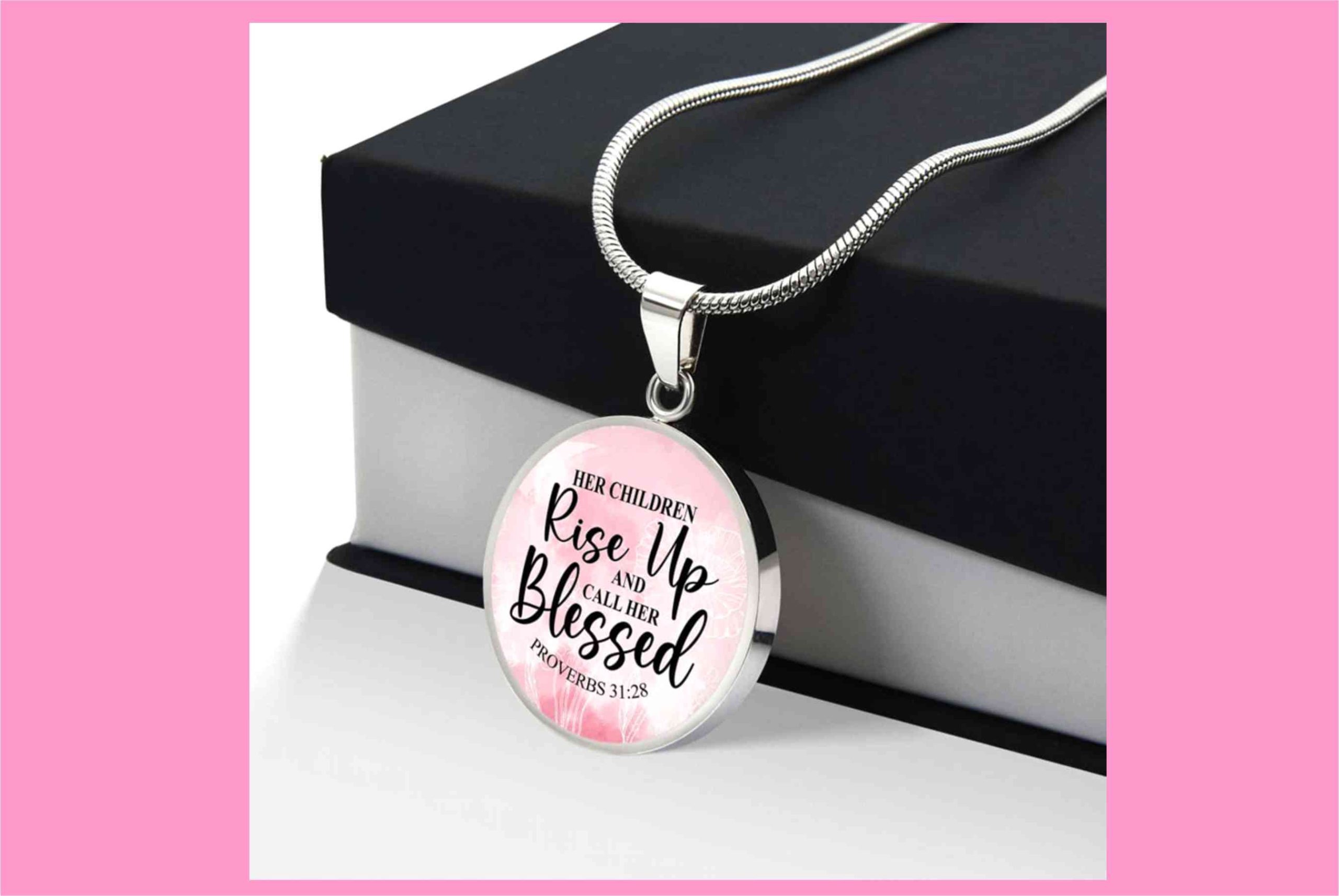 Proverbs 31:28 Necklace