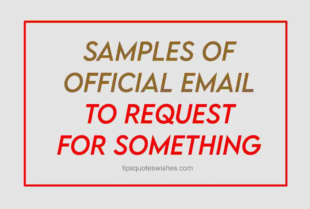 [2024] Sample Email For Requesting Something, Assistance And Support ...