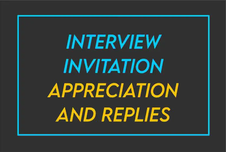 Thank You For The Invitation To Interview Replies [55 Email, Letter And Messages]