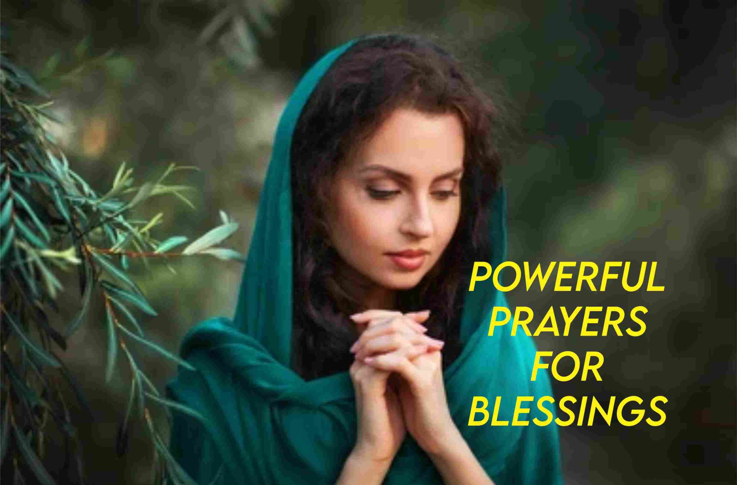 short prayers for blessings