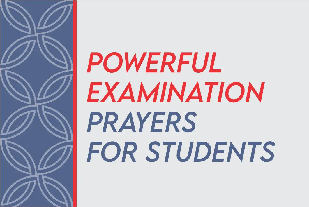 Examination Prayer For Students