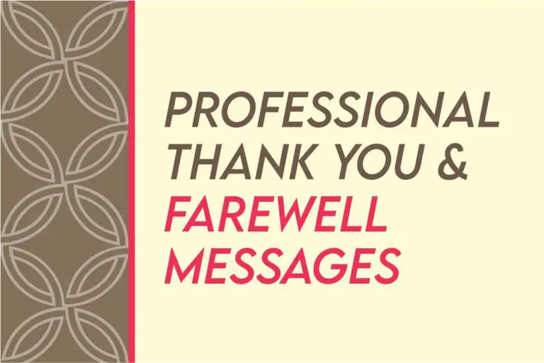 100 Thank You And Farewell Message To Colleagues / Coworker