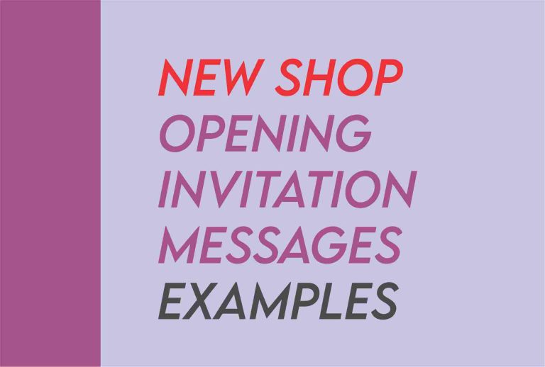 60 Samples Of New Shop Opening Invitation Message To Customers